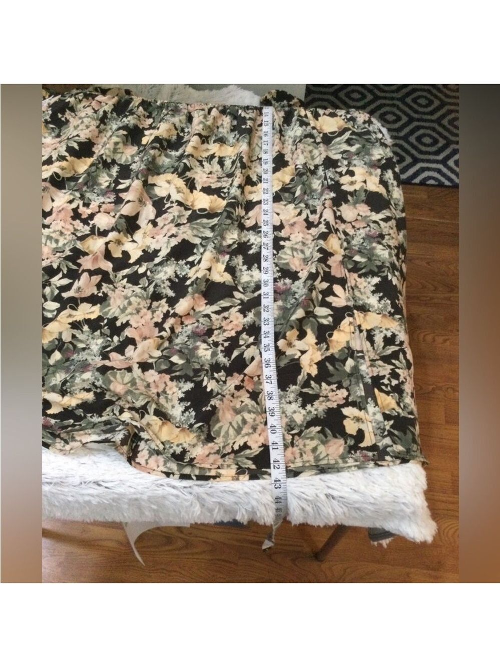 Maurice’s floral square neckline short sleeve midi dress Woman’s 3X - Picture 6 of 13